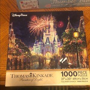 Thomas Kinkade Vibrant Castle Night Puzzle